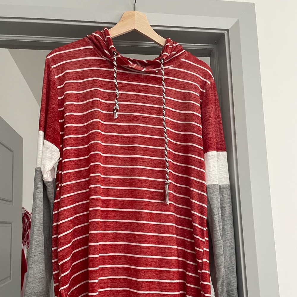 red orange maurice sweatshirt